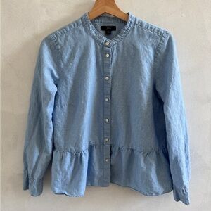 J. Crew Sky Blue Denim Shirt